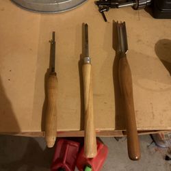 Wood Turning Tools + Tool Holder – Lathe Set