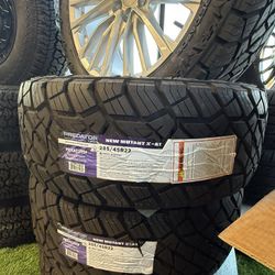 22” GM REPLICAS WITH 285/45/22 Predator New Mutant X At 