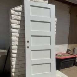 32x80 Exterior Door Shaker Door 5 Panel Garage Door Fire Door