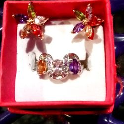 New  Natural Gemstone Ring