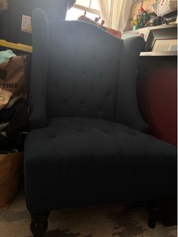 Navy Blue Accent Chair