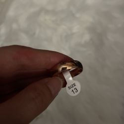 Men Wedding Band Size 13