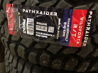 Brand New Tires (1) Pathraider Wildforce RT (33x12.50R20LT) (Single) ($174)