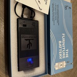 The Blue Cactus Universal Battery Pack for Reclining Furniture with LCD Display- Wireless 2500mAh Rechargeable Battery for Electric Recliner, Power So