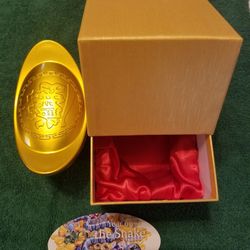 NIB 2013 Year Of The Snake Oval Coin