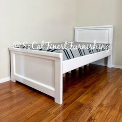Twin Bed And Memory Foam Mattress 