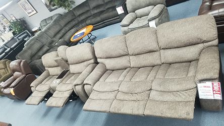 2-PC all reclining sofa set