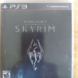 Skyrim The Golden Scrolls Game For PS3