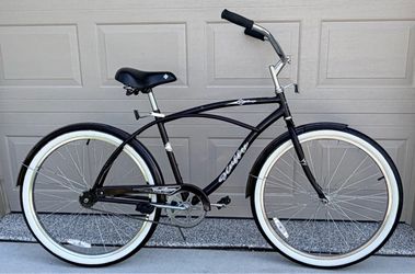 Classic Beach Cruiser Bike (26" White-Wall Tires) - Great Condition