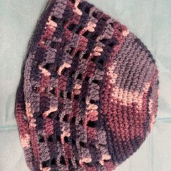Vintage Y2K, Handmade Crochet Hat