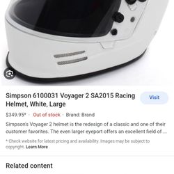 Simpson Voyager 2 Racing Helmet 