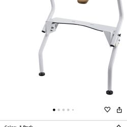  Compact Bathroom Toilet Safety Rail Stand Alone Toilet Rails for Elderly Foldable Toilet Grab Bar Handles Pregnant Assist Frame Support Frame