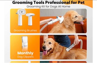 Pet gromming kit &vacuum
