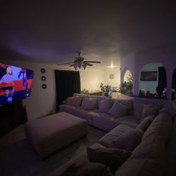 Sectional Suede Couches & Massage Chair