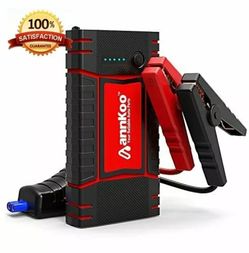 Car Jump Starter - ANNKOO Quick Charge IP65 Portable 450A Peak Current