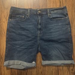 Denizen From Levi's Men's Denim Slim Fit Jean Shorts Size 38