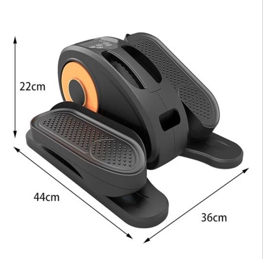 Elliptical Machine, Ellipse Leg Exerciser Equipment with Remote Control & Non-Slip Pedals, 5 Adjustable Speeds & Max Load 220LBS, for Seniors and Adul