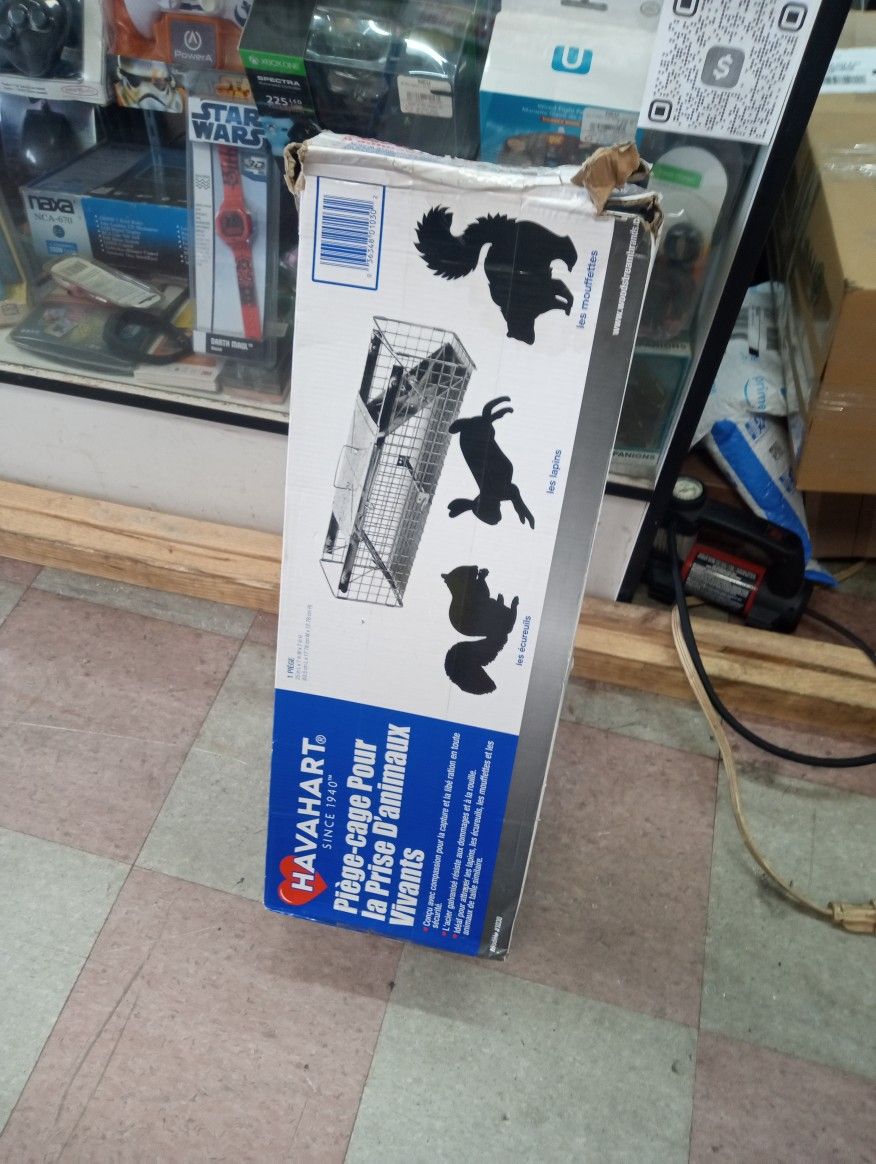 Animal trap for like squirrels rabbits & small cats