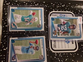 3 Top 2025 RATED ROOKIES (3 NFL Hot Rookie Cards) DONRUSS CARDS MINT