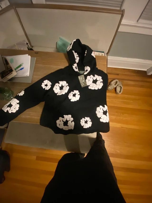 Black Denim Tears Hoodie