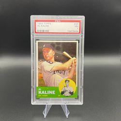 AL Kaline 1963 Topps PSA 7