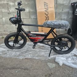New electric bike for kids 7-15 runs 18 MPH