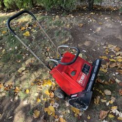 Snow Blower 1 Stage Toro