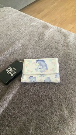 Winnie The Pooh Eeyore Floral Loungefly Disney Mini Wallet  clutch new with tags