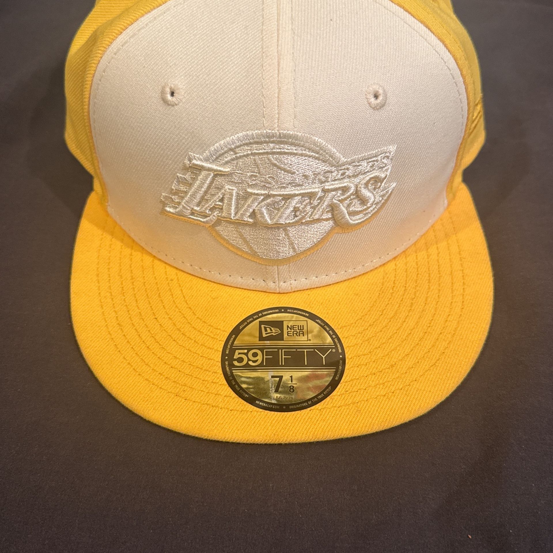 LA Lakers Yellow Nba Hat