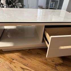 cream stylish coffee table 