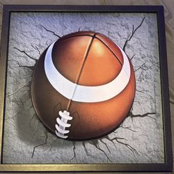 3D Football Wall Decor