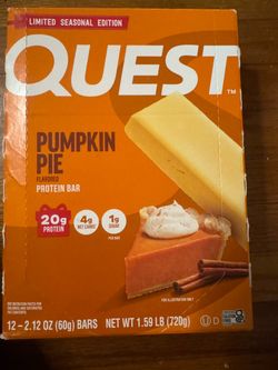 Quest Pumpkin Pie Protein Bars 12-Pack