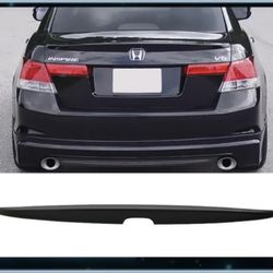 Fits 08-12 Honda Accord Sedan 4Dr Unpainted ABS Rear Trunk Spoiler