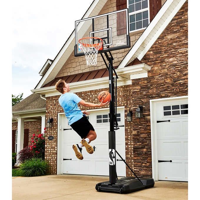 Spalding Accuglide 54” Acrylic Portable Basketball Hoop