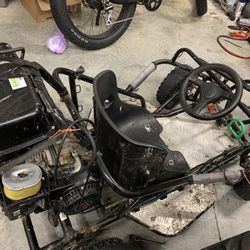 Modded Coleman 212 Predator Go Kart Rear 2 Wheel Drive 