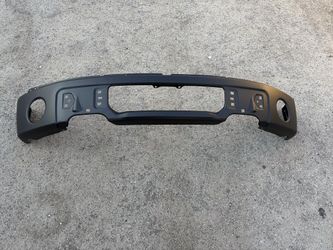 09-14 FORD F-150 XL XLT STX FRONT BUMPER (W/FOG LIGHT HOLES) BLACK
