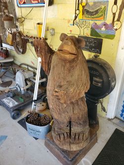 48" chainsaw Carved bear