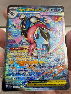 Pokemon Chaos Rising Mega Greninja EX SIR 116/086
