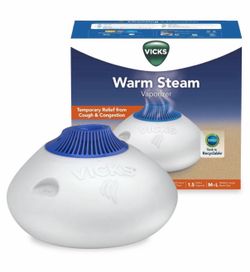 Vicks Warm Steam Vaporizer Humidifier with Night Light - 1.5gal - 600 sq ft - White