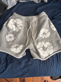 denim tear shorts medium