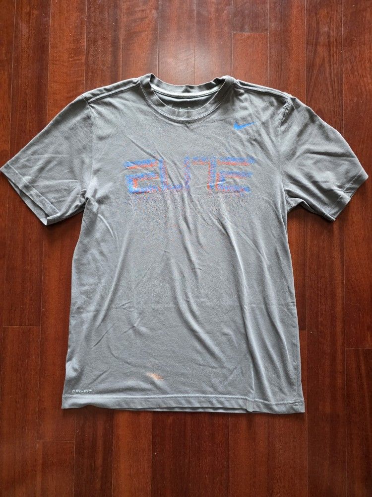 Grey Nike elite Dri-Fit T-shirt