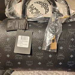 MCM Designer Black Dr Hand Bag  / Authentic