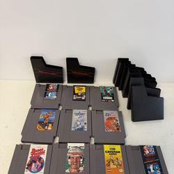 Original Nintendo Game lot with sleeves