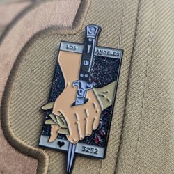 LAFC PIN LOS ANGELES LOVE TIL DEATH JACKET VEST SHIRT SCARF HAT