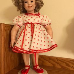 Porcelain Shirley temple doll