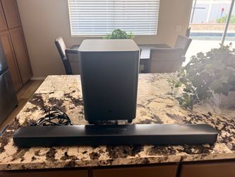 JBL Soundbar and woofer