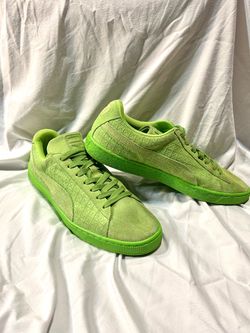 Puma Suede Sneakers Neon Green