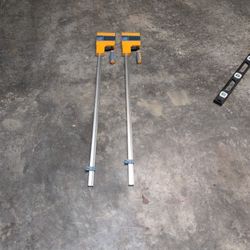 4  feet a pair of Bora parallel clamps