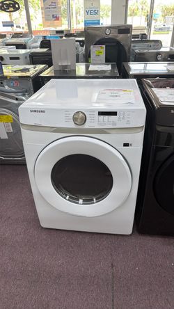 Samsung 7.5-cu ft Stackable Vented Electric Dryer (White )