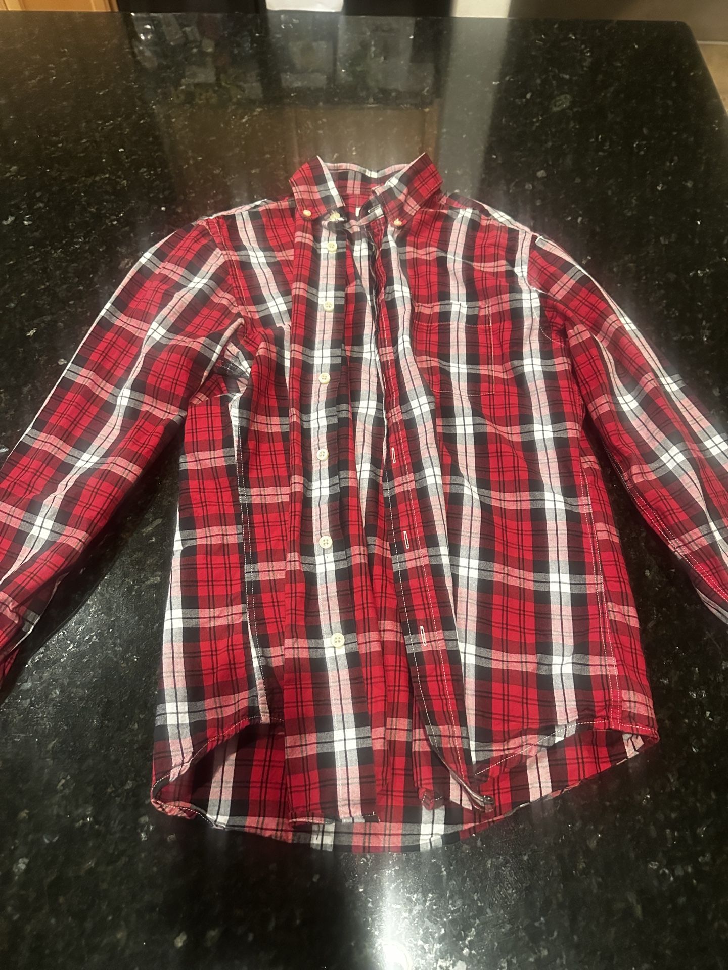 Youth Men's Size Small Boys Teen Christmas Holiday Shirt